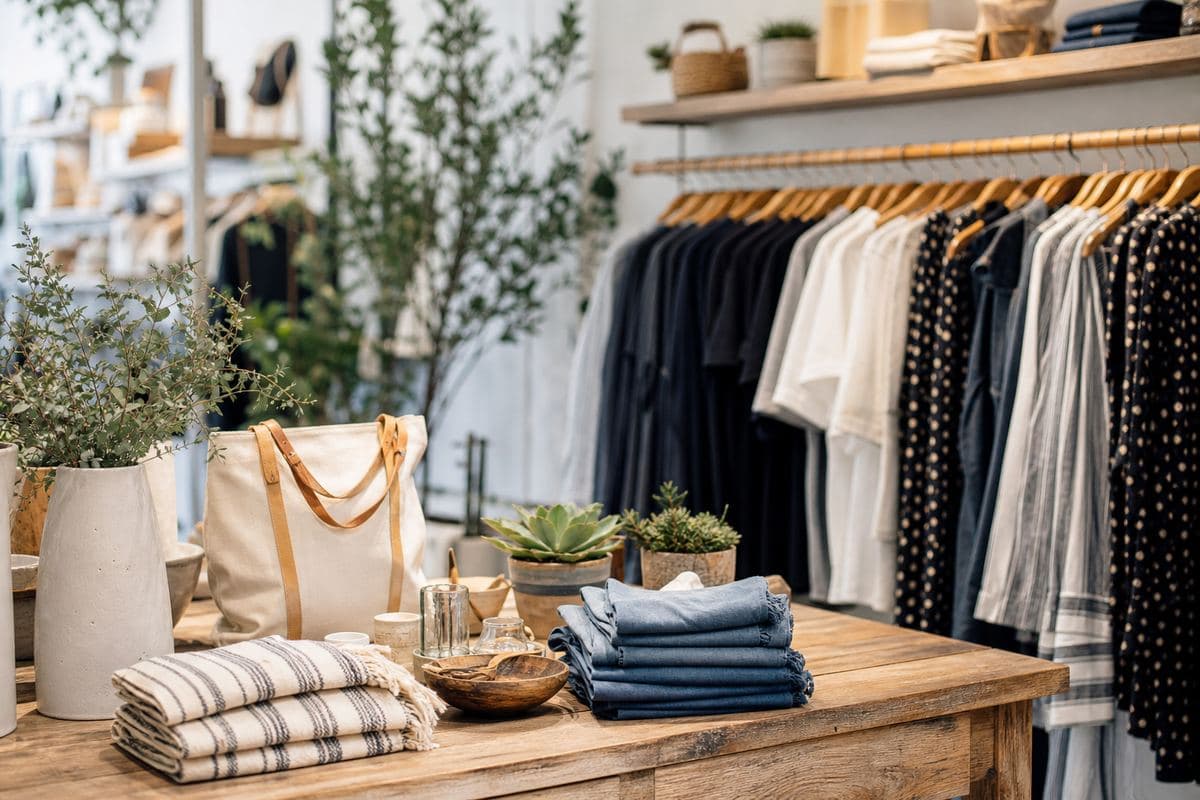 Boutique specialty retail store interior